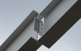 Zwei unverbundene Stahlträger